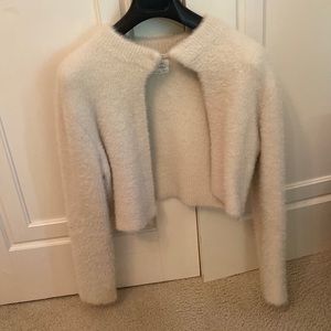 Cute fluffy sweater/ cardigans from Zara